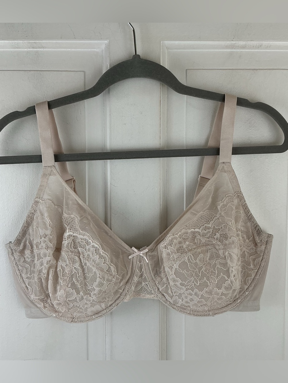 HSIA Enhanced Lace White Underwired Bra 38 DDD